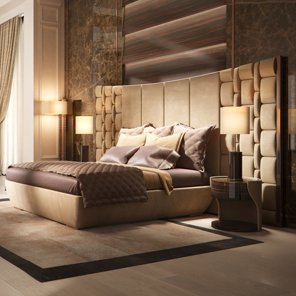 Swjca001 Beds Bedroom 3 Contemporary Luxury Furniture